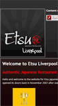 Mobile Screenshot of etsu-restaurant.co.uk